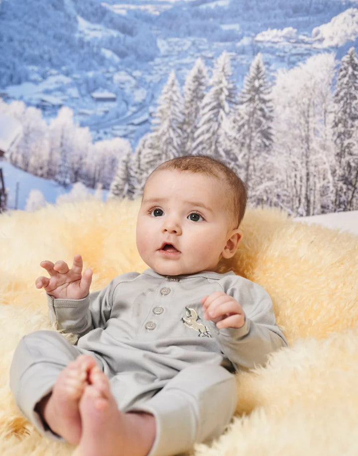 ullargalli, ungbarnaföt, ungbarnagalli, heilgalli fyrir börn, föðurland fyrir börn, grár heilgalli, smalls merino, larí lei, larílei, stækkar með barninu