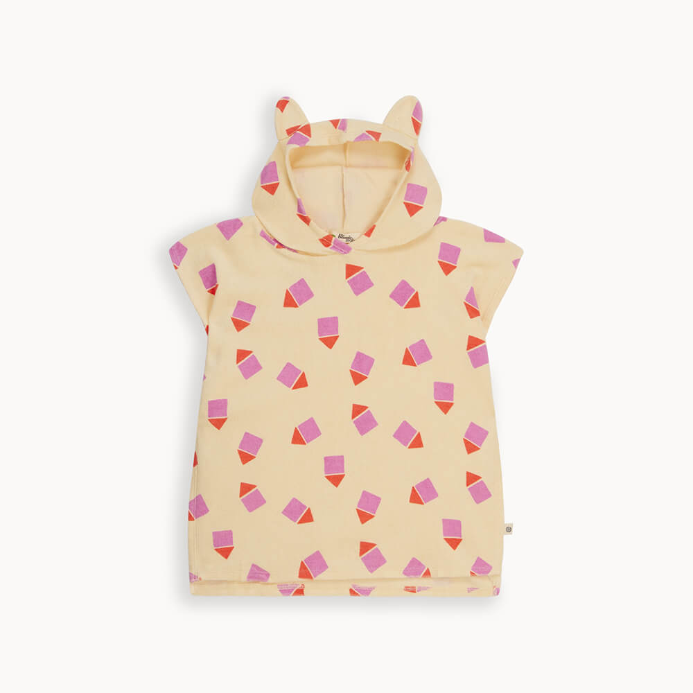 Beach Hut Hooded Towelling Robe Pink The Bonnie Mob – LaríLei
