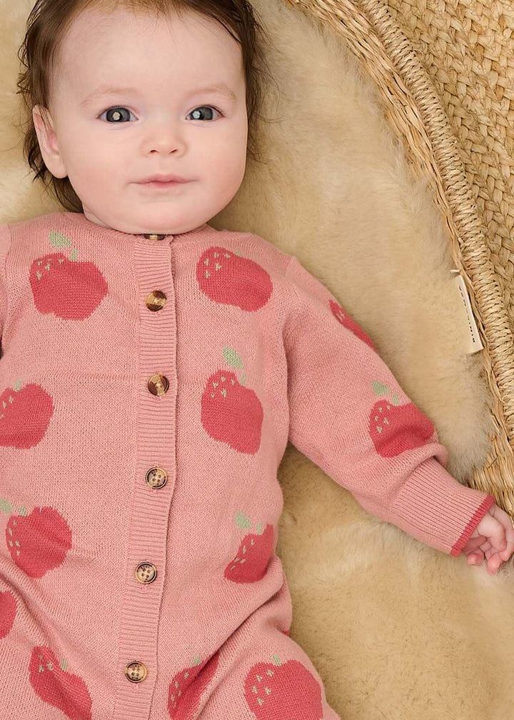 Prjónaður heilgalli, mjúk barnaföt, bómullargalli, heilgalli, The Bonnie Mob, ungbarnaföt, barnaföt – LaríLei, Larí Lei, sniðug gjöf, skírnargjöf