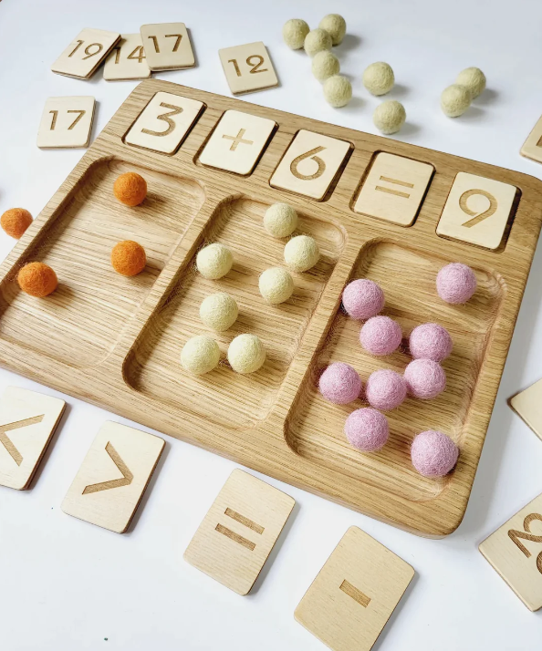 montessori þroskaleikföng & viðarleikföng