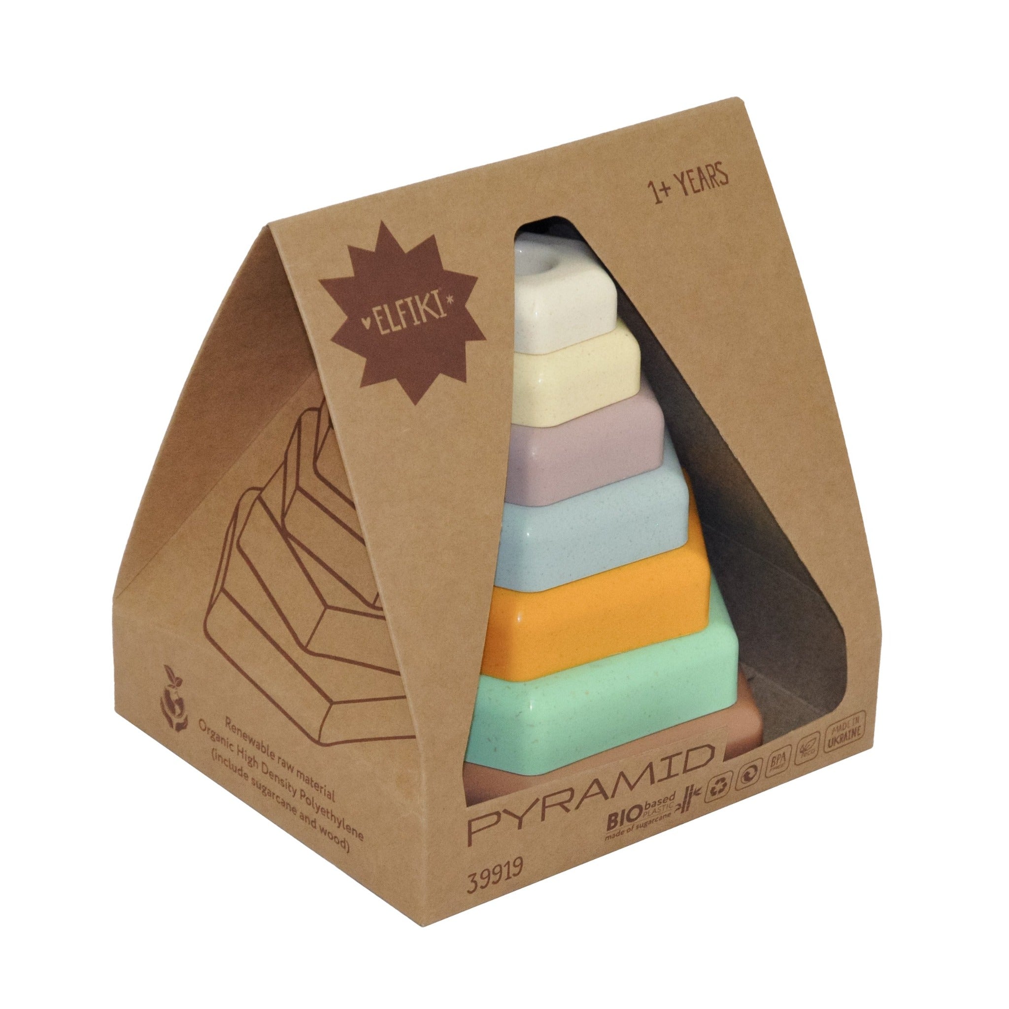 ECO Educational toy Pyramid | Elfiki | – LaríLei