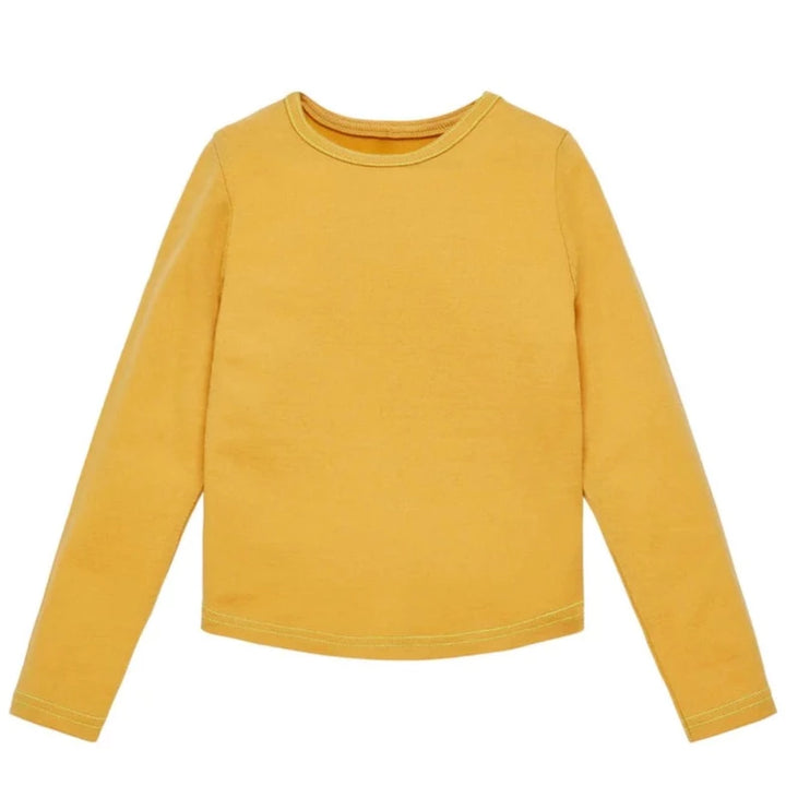 ullarföt, hlý barnaföt, mjúk barnaföt, ullarpeysa, ullarbolur, merino ull, gulur ullarbolur, gul ullarpeysa, undirlag, föðurland, larílei, larí lei