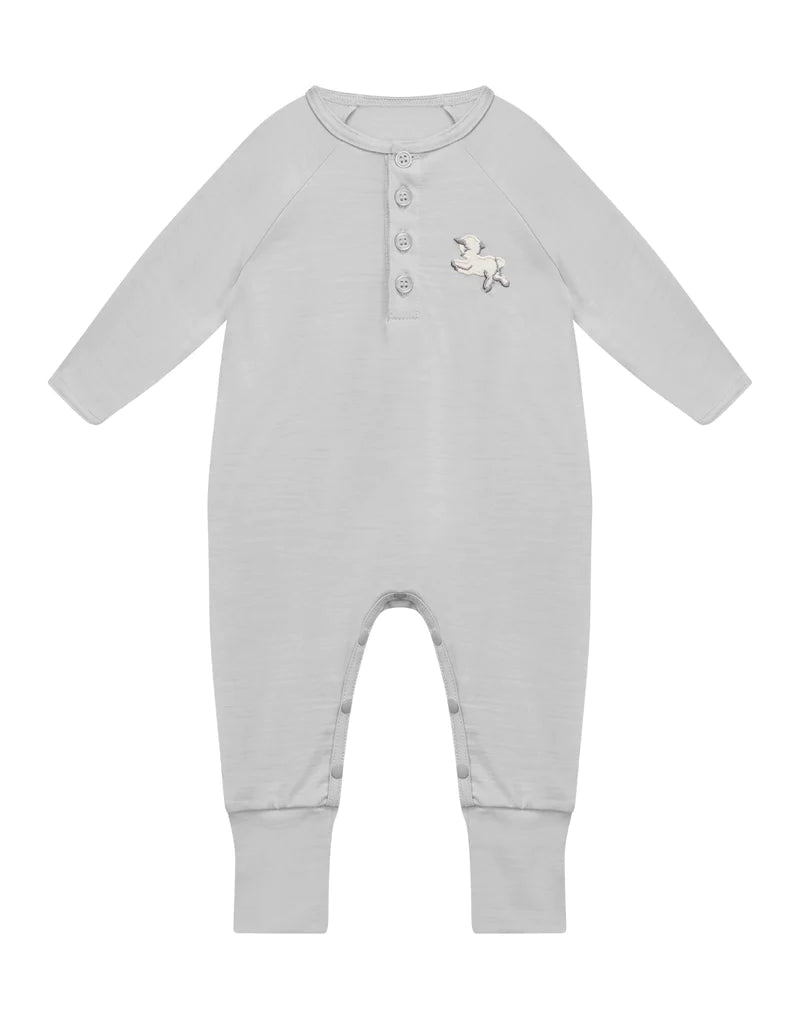 ullargalli, ungbarnaföt, ungbarnagalli, heilgalli fyrir börn, föðurland fyrir börn, grár heilgalli, smalls merino, stækkar með barninu, larí lei, larílei