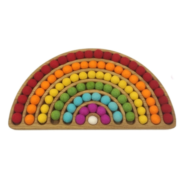 Handgerð leikföng / Þroskaleikföng / Viðarleikföng / Montessori / Sniðugar gjafir /Threewood / LaríLei / Larí Lei / filtkúlur