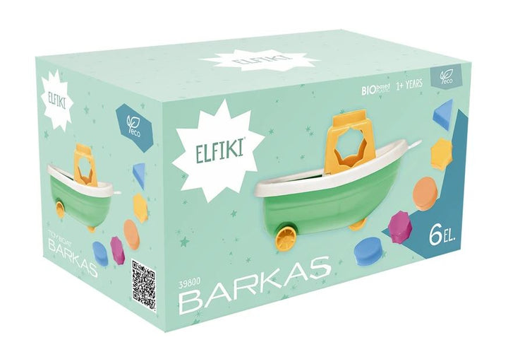 Vistvæn leikföng / eco / leikföng / lífrænt plast  / baðdót / bátur / bílabátur / LaríLei / Larí Lei / Elfiki / sniðug gjöf