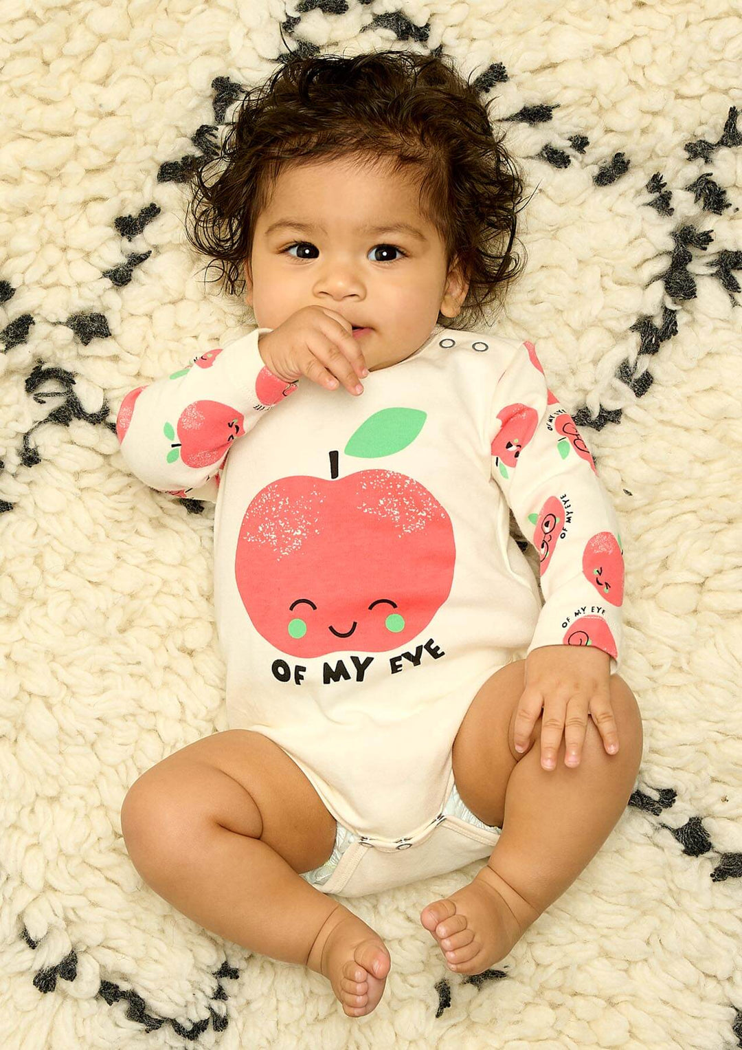 Chewit Apples Long Sleeve Bodysuit The Bonnie Mob – LaríLei